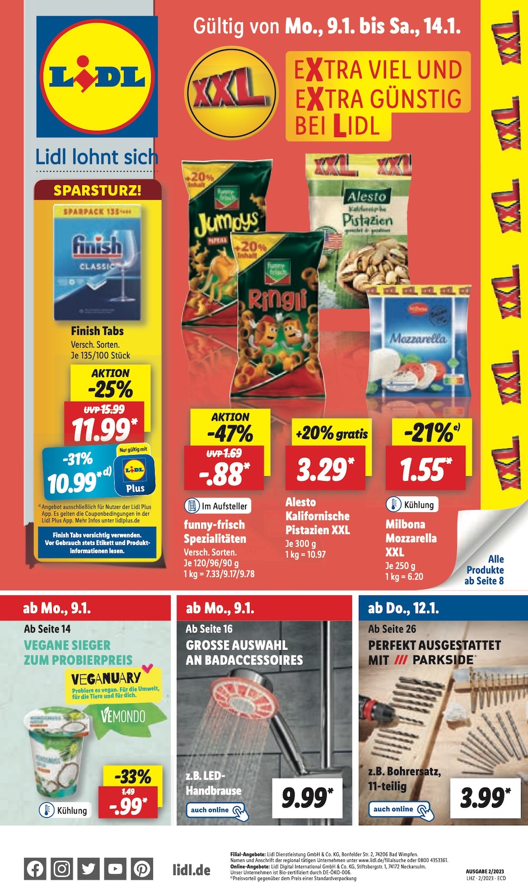 Lidl aktueller Prospekt von 9.1.2023 bis 14.1.2023