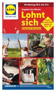 Lidl - aktueller Prospekt von 26.5.2025 bis 31.5.2025