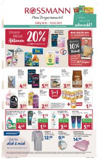 Rossmann - aktueller Prospekt von 30.1.2023 bis 3.2.2023