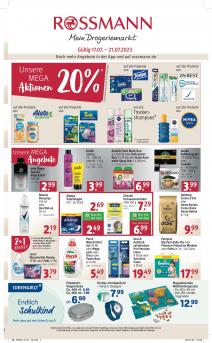 Rossmann - aktueller Prospekt von 17.7.2023 bis 21.7.2023