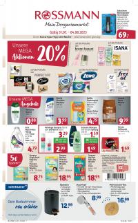 Rossmann - aktueller Prospekt von 31.7.2023 bis 4.8.2023