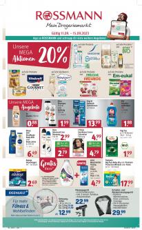 Rossmann - aktueller Prospekt von 11.9.2023 bis 15.9.2023