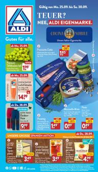 Aldi - aktueller Prospekt von 25.9.2023 bis 30.9.2023