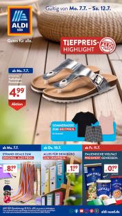 Aldi - aktueller Prospekt von 7.7.2025 bis 12.7.2025