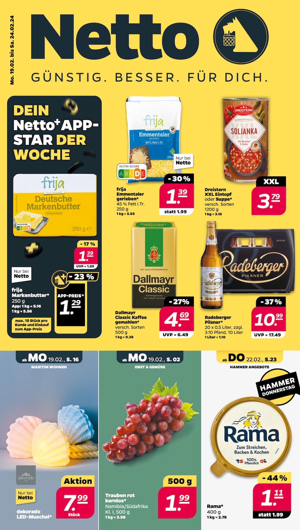 Netto aktueller Prospekt von 19.2.2024 bis 24.2.2024